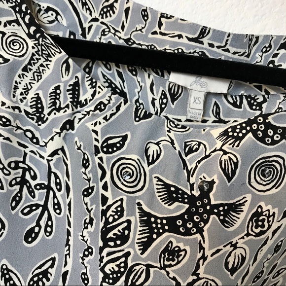 Joie Blouse Batik Pattern XS - Picture 2 of 5
